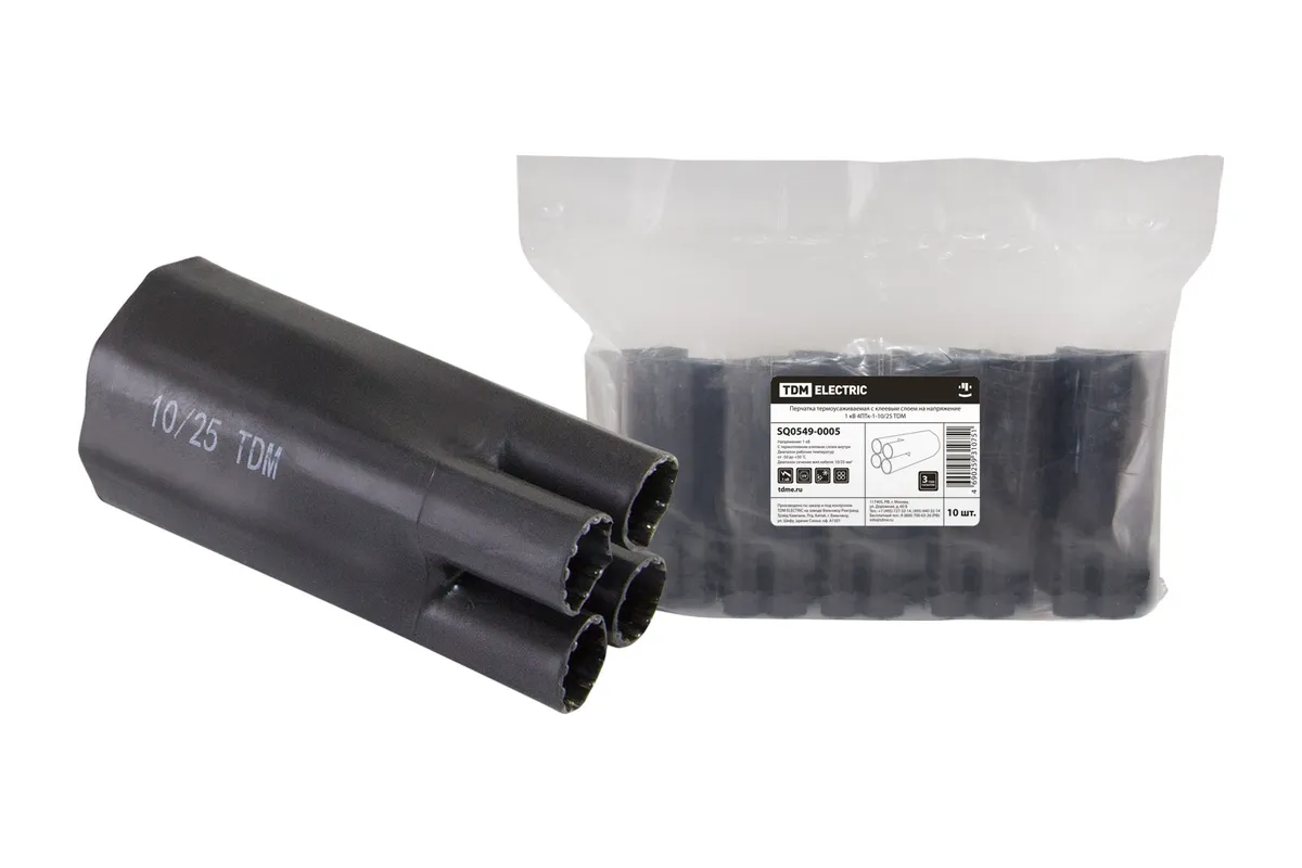 Перчатка термоусаживаемая 4ПТк-1-10/25 TDM SQ0549-0005