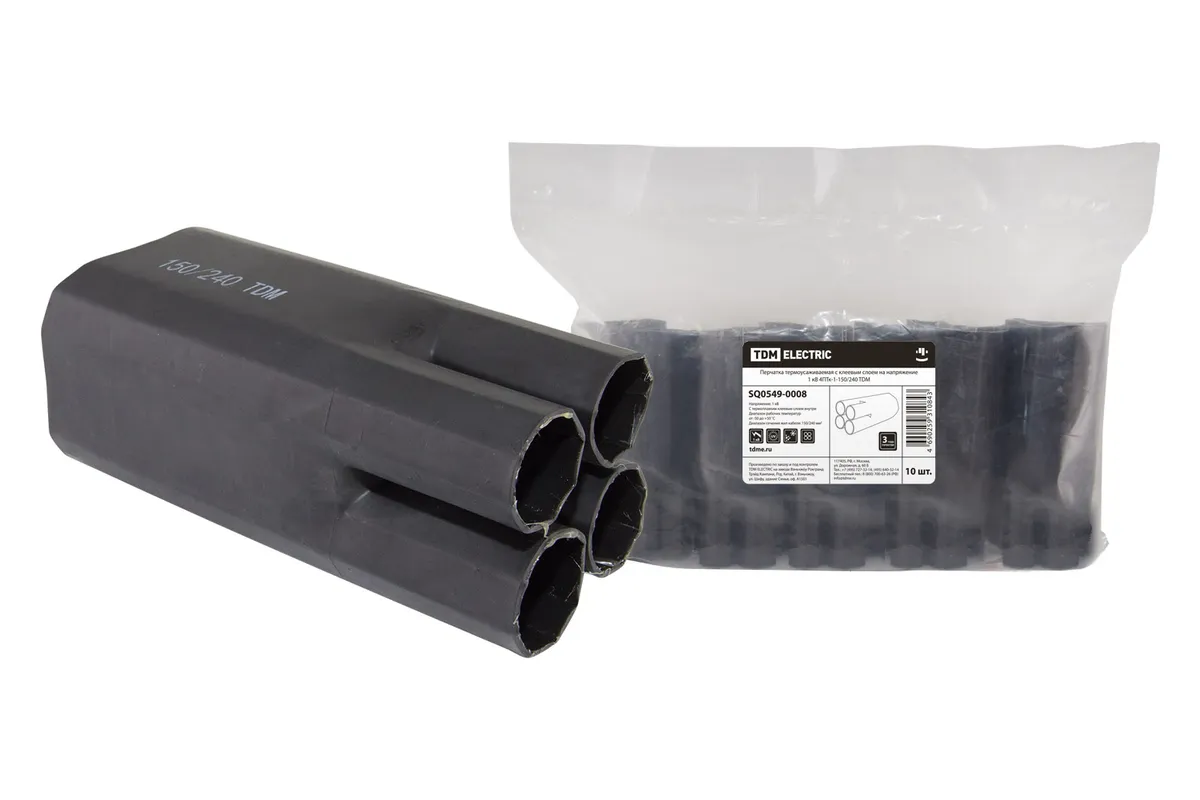 Перчатка термоусаживаемая 4ПТк-1-150/240 TDM SQ0549-0008