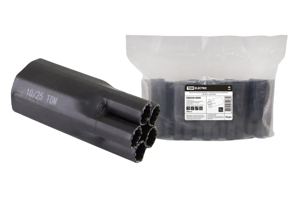 Перчатка термоусаживаемая 5ПТк-1-10/25 TDM SQ0549-0009