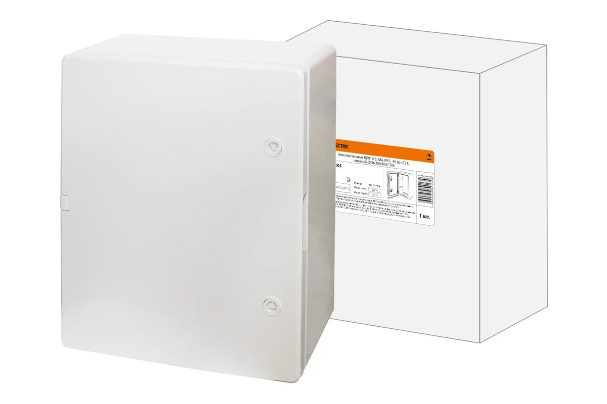 Бокс пластиковый ЩМП-0-5, ABS, IP65, -45 до +75 С, навесной, (500x350x190) TDM SQ0932-0105