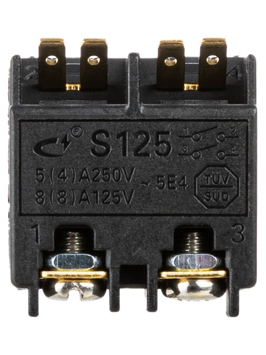 Кнопка KR125-1, выключатель для угловой шлифмашины УШМ 900/125, TDM SQ1080-0125