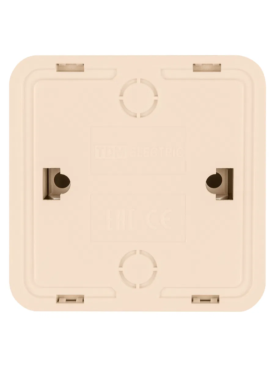 Розетка TФ (RJ-11) открытой установки IP20, сл. кость "Ладога" TDM SQ1801-0023