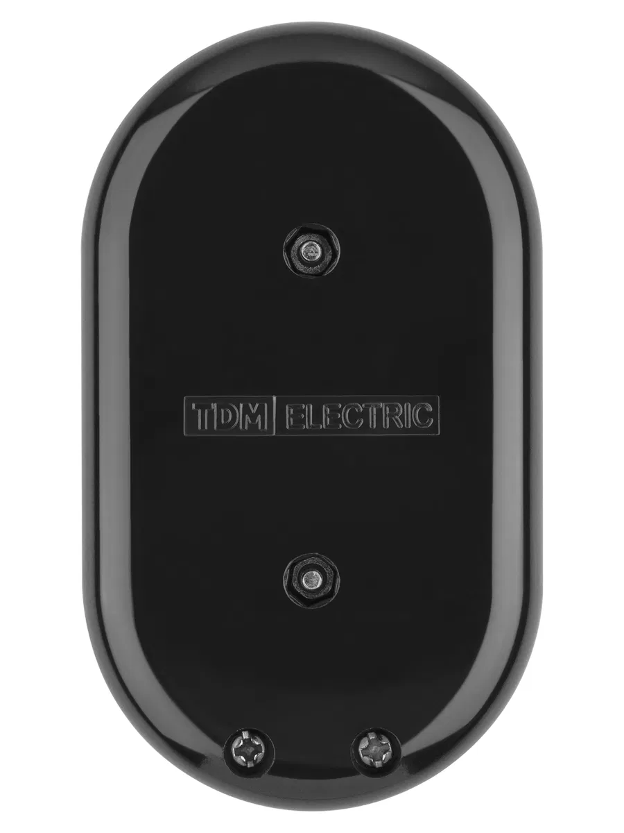 Розеточная колодка 2 гнезда 2П 16А макс. 250B "Ретро" (карболит) TDM SQ1806-0103