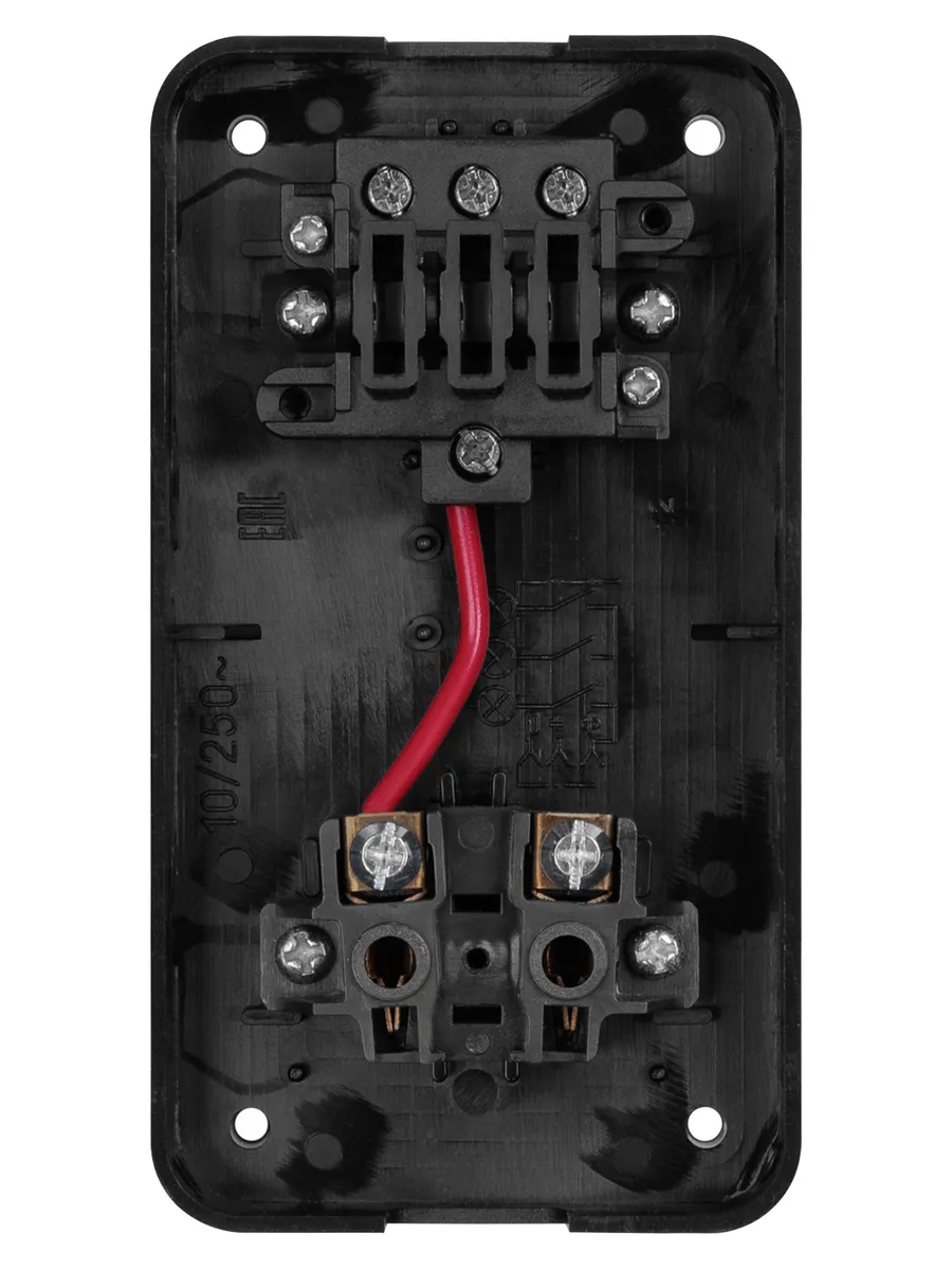 Блок комбинированный БКВР 3-х кл. выкл + розетка 2П с з/ш TDM SQ1813-0006
