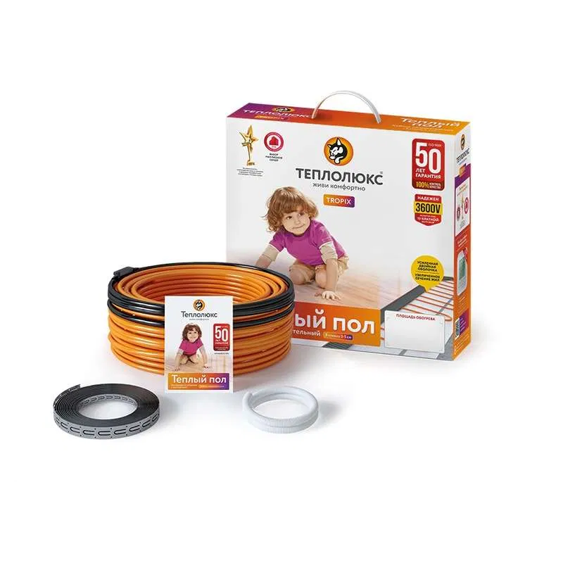 "Warm Floor" kit (cable) Tropix TLBE 32.0m/630W Teplolux 100035718300