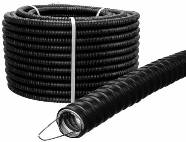 Металлорукав в ПВХ изоляции Р3-ЦПнг 32 черн. (уп.20м) TOKOV ELECTRIC TKE-MR-PVC-32-20-C05