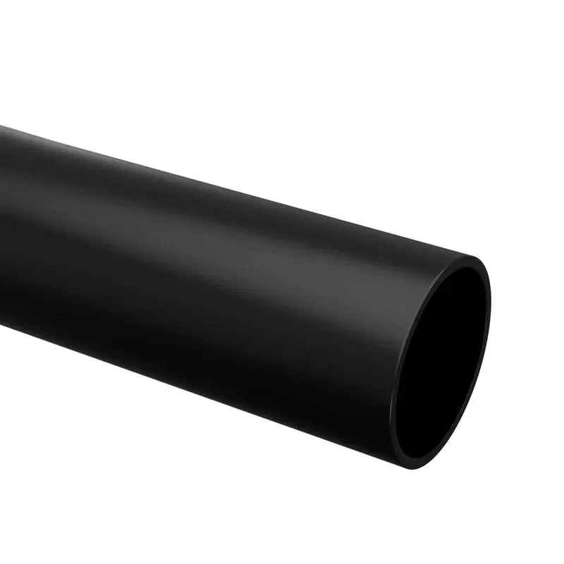 Труба гладкая ПНД жесткая d40мм безгалоген. (HF) черн. (уп.100м) TOKOV ELECTRIC TKE-THG-PND-40-100-C05