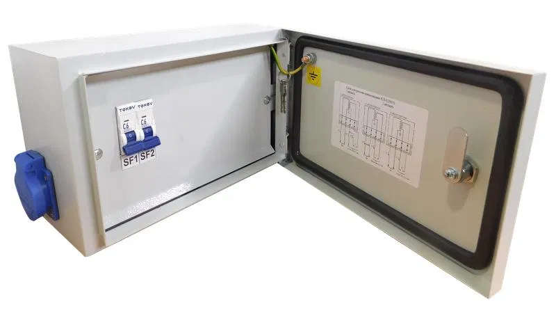Ящик с понижающим трансформатором ЯТП 0.25 230/12 (2 авт. выкл.) IP54 TOKOV ELECTRICTKE-TT12-12-250-54