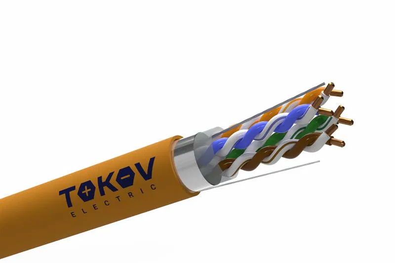 Кабель витая пара F/UTP 4х2х25AWG(0.45мм) кат.5E ZH нг(А)-HF (LSZH) indoor Fluke tested 305м (м) TOKOV ELECTRIC TKL-C06-F42-5E-RU-LSZH