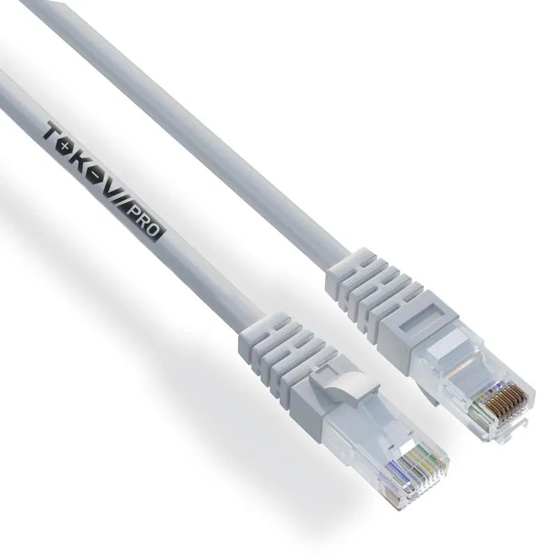 Патч-корд кат.6 U/UTP 24 AWG LSZH 0.5м PRO TOKOV ELECTRIC TKP-PC06-6U-CULSZH-050M