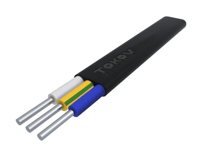 Кабель TOKOV ELECTRIC АВВГ-Пнг(А)-LS 3х2.5 ОК (N PE) 0.66кВ (уп.100м) 00-00036344 TOKOV ELECTRIC КПП