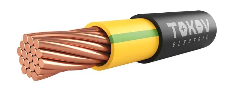 Кабель TOKOV ELECTRIC ВВГнг(А)-LS 1х70 МК (PE) 1кВ Ж/З (м) 000015919 TOKOV ELECTRIC КПП