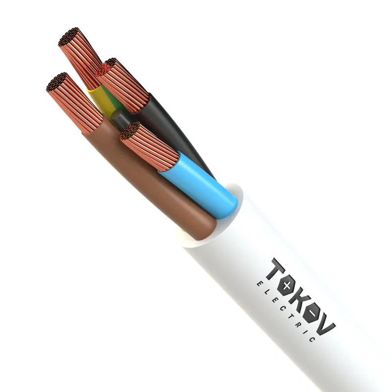 Провод TOKOV ELECTRIC ПВС 4х2.5(3х2.5+1х2.5) 380В Б (м) 1945498 TOKOV ELECTRIC КПП
