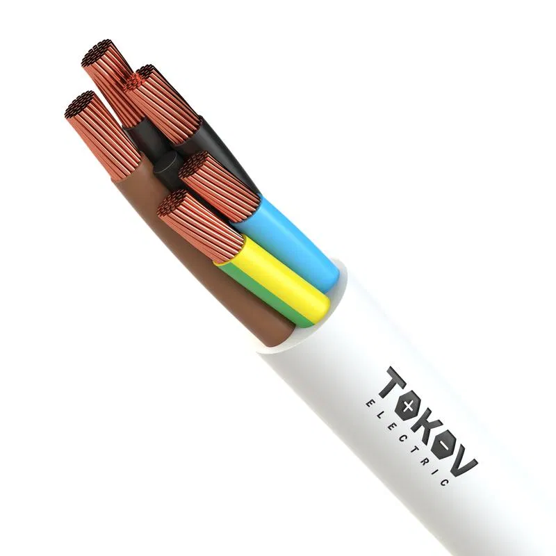 Провод TOKOV ELECTRIC ПВС 5х0.75(4х0.75+1х0.75) 380В Б (бухта) (м) 1945503 TOKOV ELECTRIC КПП