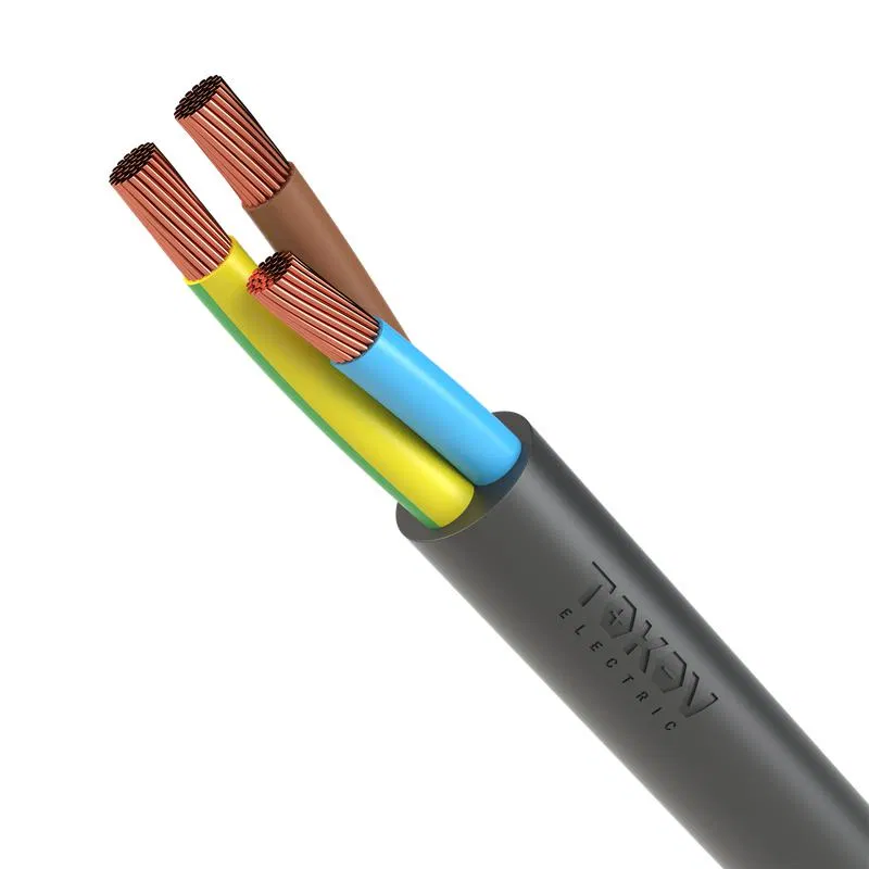 Провод TOKOV ELECTRIC ПВС 3х0.75(2х0.75+1х0.75) 380В Ч (уп.100м) 1945519 TOKOV ELECTRIC КПП