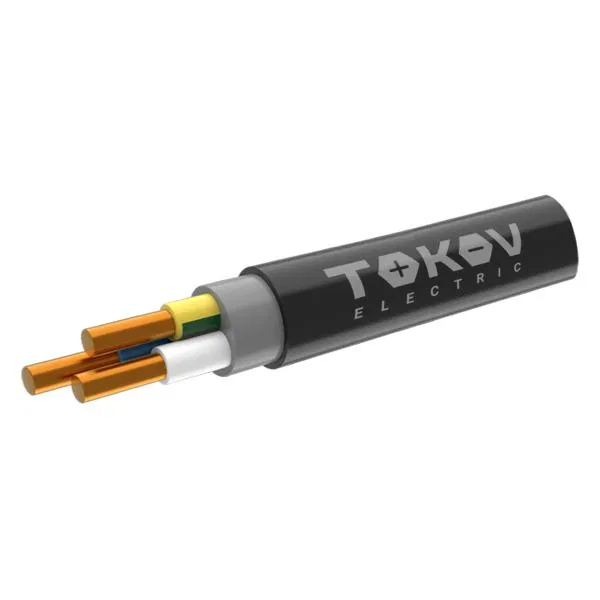 Кабель TOKOV ELECTRIC ППГнг(А)-HF 3х1.5 ОК (N PE) 0.66кВ (уп.100м) ТХМ00409105 TOKOV ELECTRIC КПП