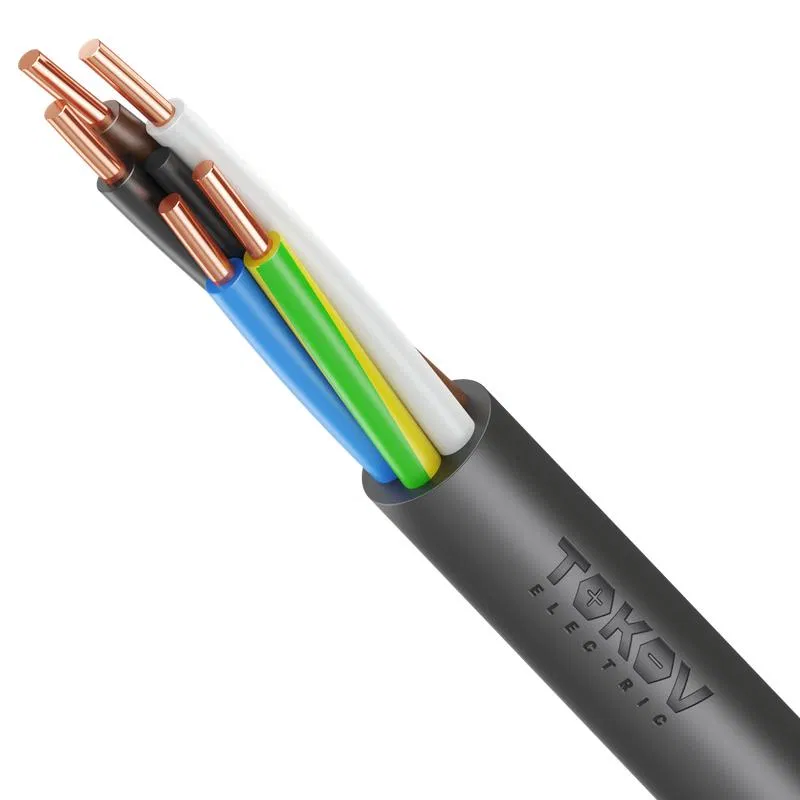 Кабель TOKOV ELECTRIC ВВГнг(А)-LS 5х1.5 ОК (N PE) 0.66кВ (уп.100м) УТ000028598 TOKOV ELECTRIC КПП