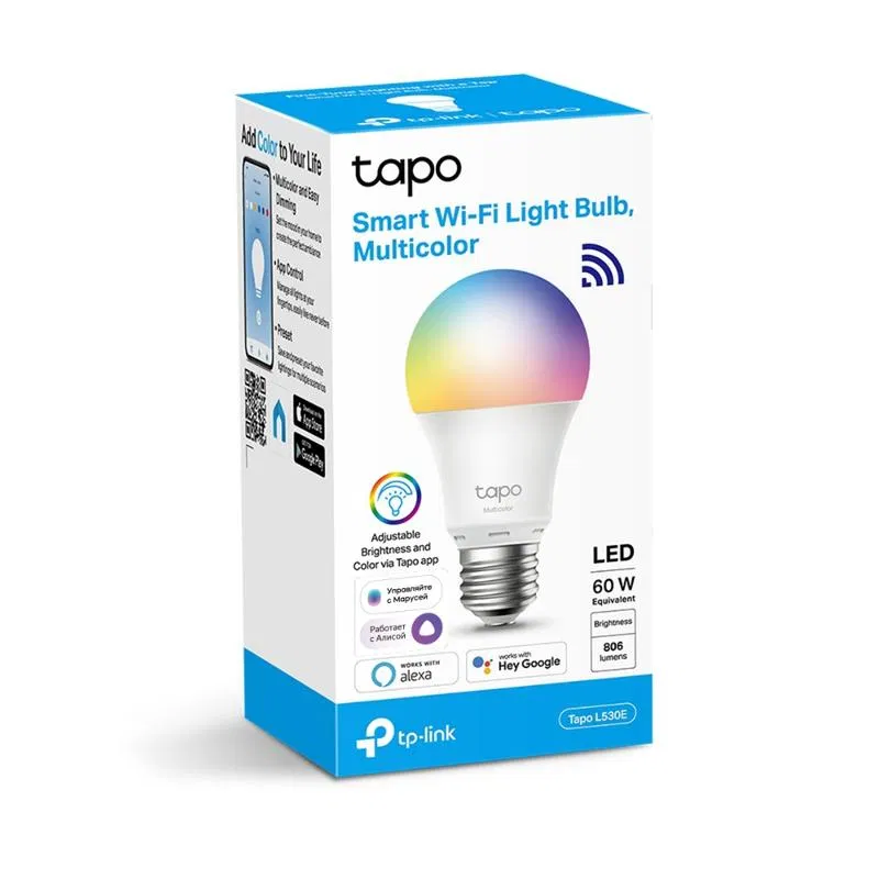 Лампа Tapo L530E умная многоцветная Wi-Fi TP-Link 1819181
