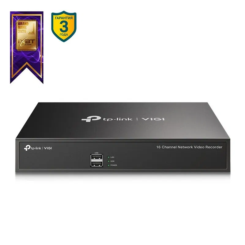 Видеорегистратор 16-канальный сетевой VIGI NVR1016H TP-Link 1846456