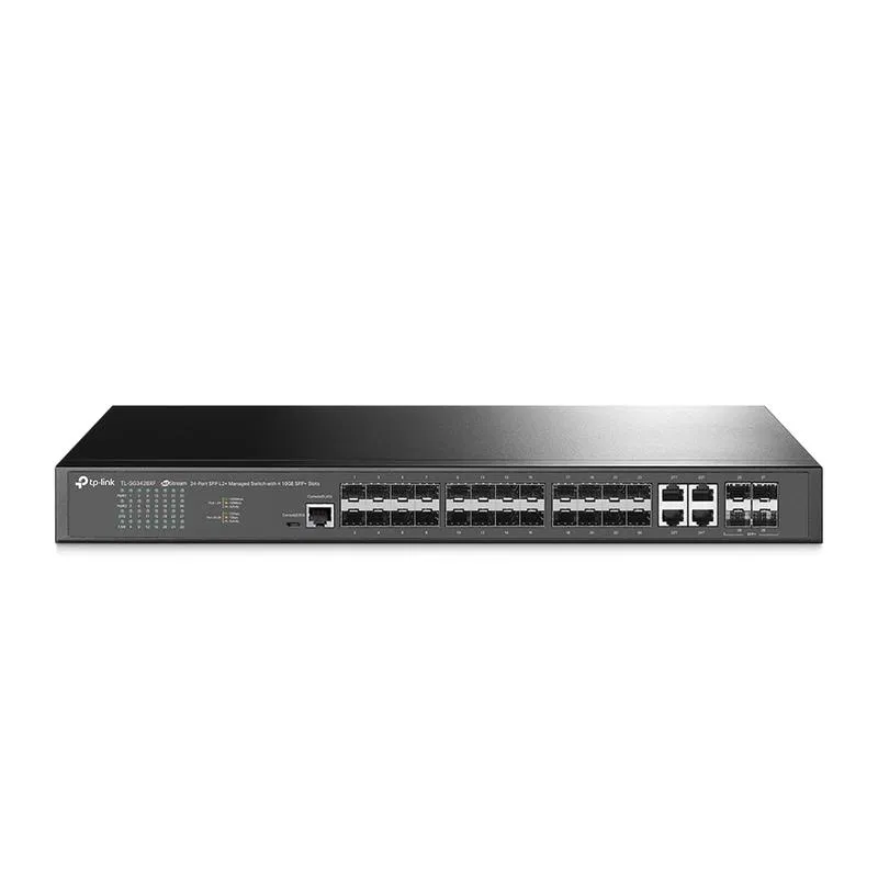 Коммутатор TL-SG3428XF JetStream 24-портовый управляемый SFP уровня 2+ с четырьмя слотами SFP+ 10Гбит/с TP-Link 1894056