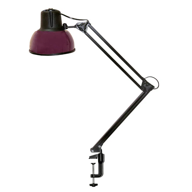 Beta-K desk luminaire with clamp 60W without lamp LON E27 violet Transvit 000000000088