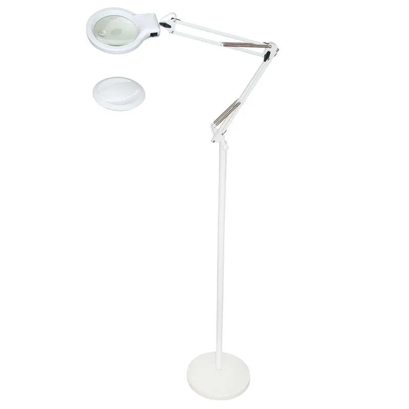 LED lamp Leda S-20-043 desk/floor on clamp 8W with 4.5D magnifying lens Transvit 000000000303