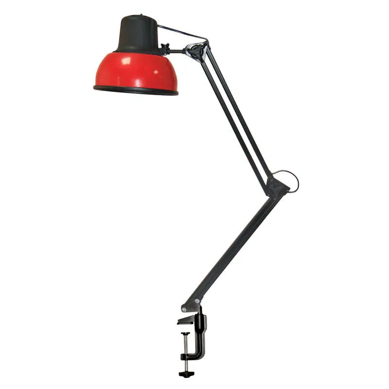 Beta-K desk lamp on clamp 60W without lamp LON E27 red Transvit 000000000085 4881019