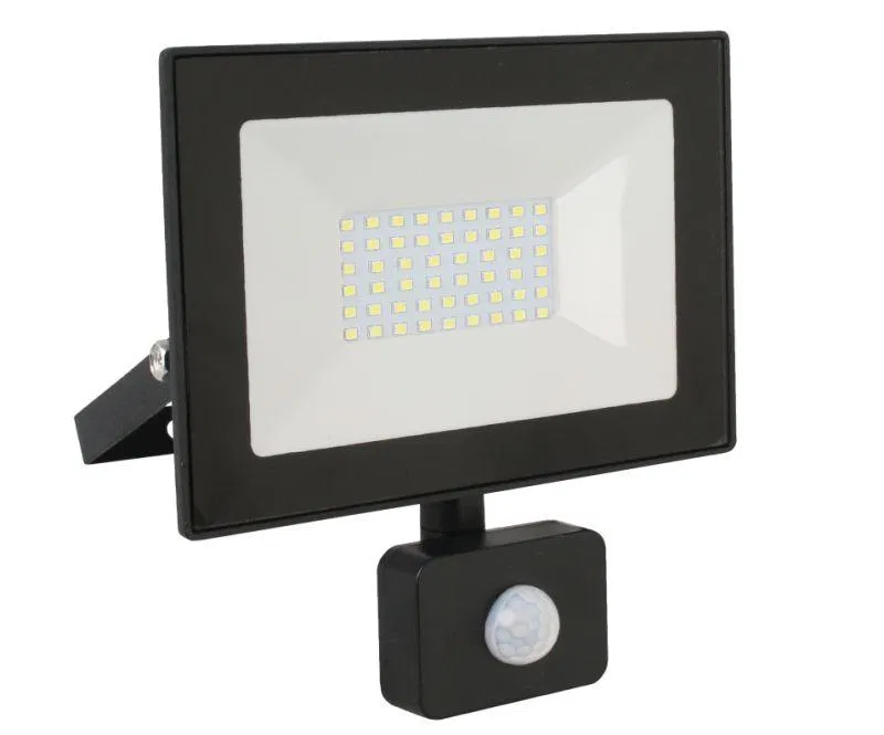 LED floodlight with sensor LFL-2002S C02 20W 230V 6500K black Ultraflash 13329