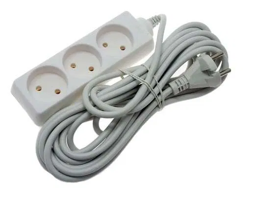 Удлинитель 3х5м без заземл. 10А IP20 Standart S-CD3-5 Uniel 02860