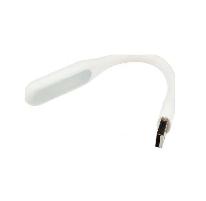 Portable flashlight TLD-541 White 6LED rubberized. USB charger cardboard white Uniel UL-00000253