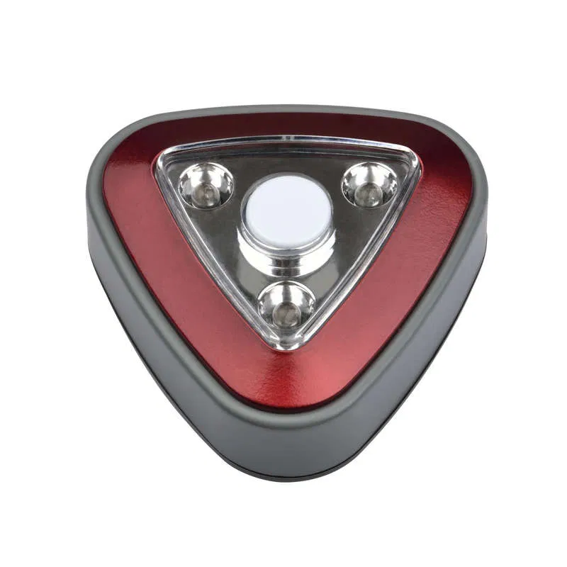 Night light DTL-356 Triangle/Red/3LED/4AA pull light powered by 3 AAA batteries (not included) red Uniel UL-00001987