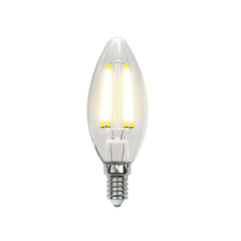 LED-C35-6Вт/WW/E14/CL GLA01TR 透明 LED 灯 Uniel UL-00002196