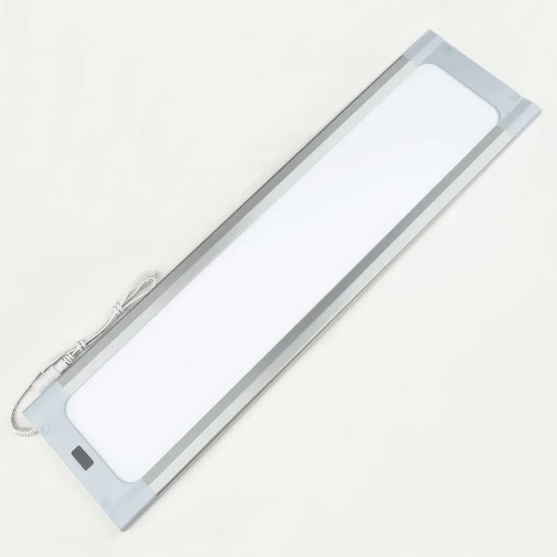 LED luminaire ULI-F42-7.5W 4200K/DIM SENSOR IP20 SILVER dimmer. 460x120x11mm silver. Uniel UL-00002885
