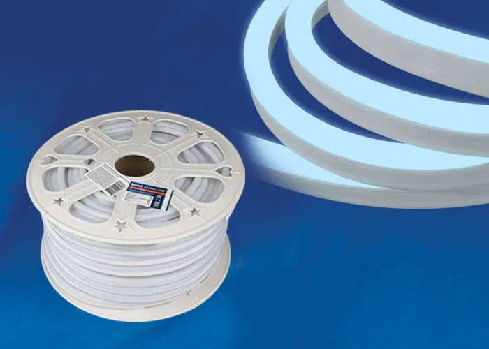 LED strip ULS-N21-2835-120LED/m-8mm-IP67-220V-8W/m-50M-DW NEON 8W/m 120LED/m cold white IP67 220V 8mm flexible waterproof (50m pack) Uniel UL-00002924