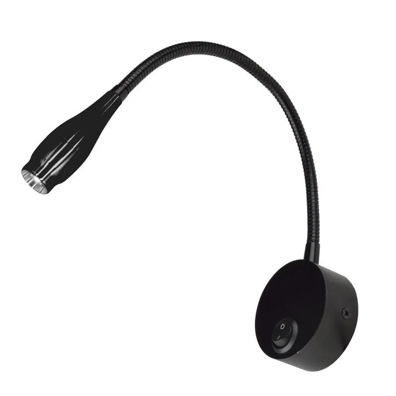 Uniel UL-00004240 ULT-F22-3W/4000К IP20 BLACK 壁挂式柔性LED灯，用于室内照明，85-265V 黑色