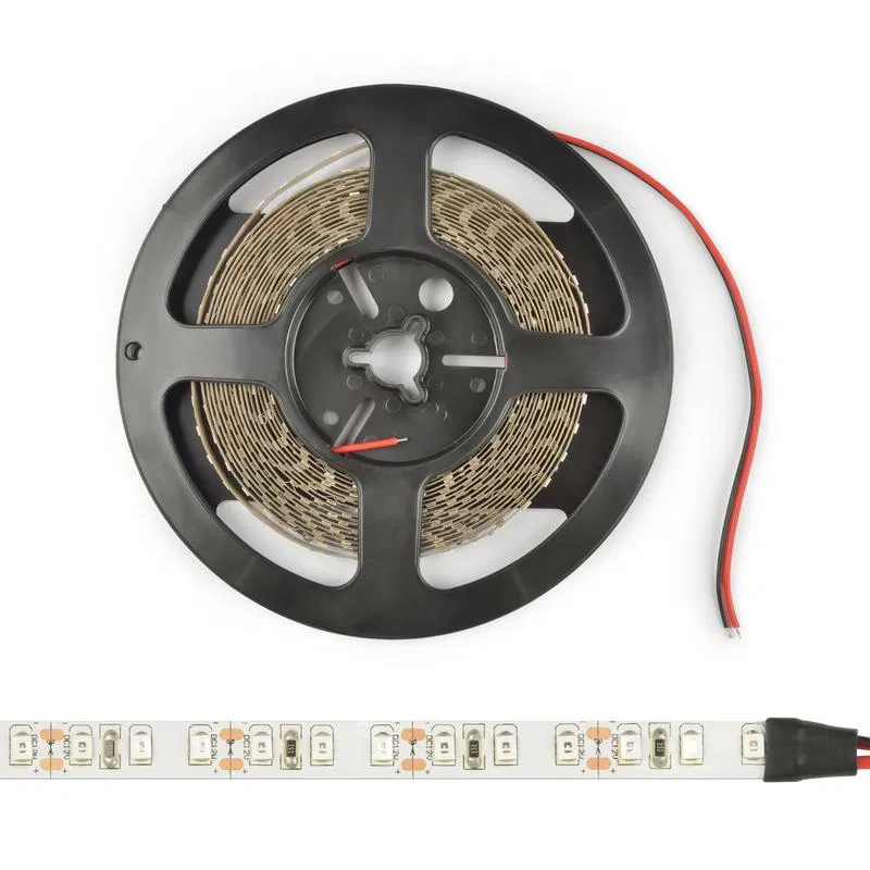 LED灯带 ULS-M13-2835-120LED/m-8mm-IP20-DC12V-9.6W/m-5M-4000K PROFI 9.6W/m 120LED/m 4000K 中性白 IP20 12V DC 8mm 柔性背胶自粘密封包装 (5m/包) Uniel UL-00004363