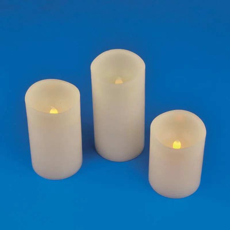 LED Figure "Candle" ULD-F050 WARM WHITE CANDLE SET3 on 2AA batteries (not in/out) 1 LED warm white light (pack of 3) Uniel UL-00007256