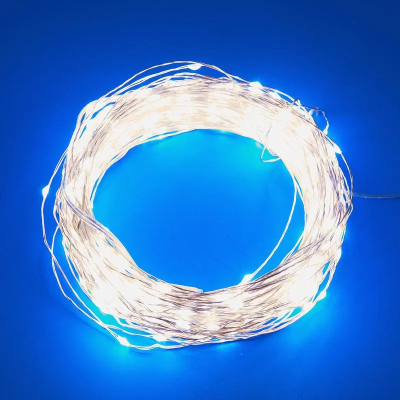 "Роса" LED串灯 ULD-S10000-1000/DTA/RC WHITE IP44 100m 1000LED 白色 遥控器 透明线 Uniel UL-00009945