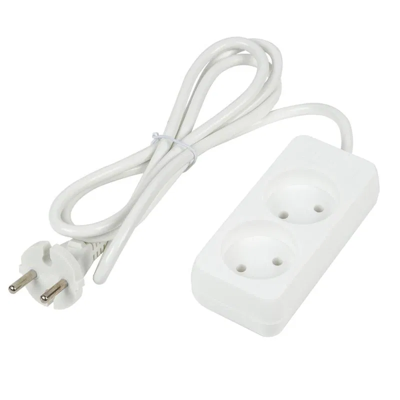延长线 2x15m 无接地 10A Ultra S-CU2-15 WHITE 白色 Uniel UL-00009975