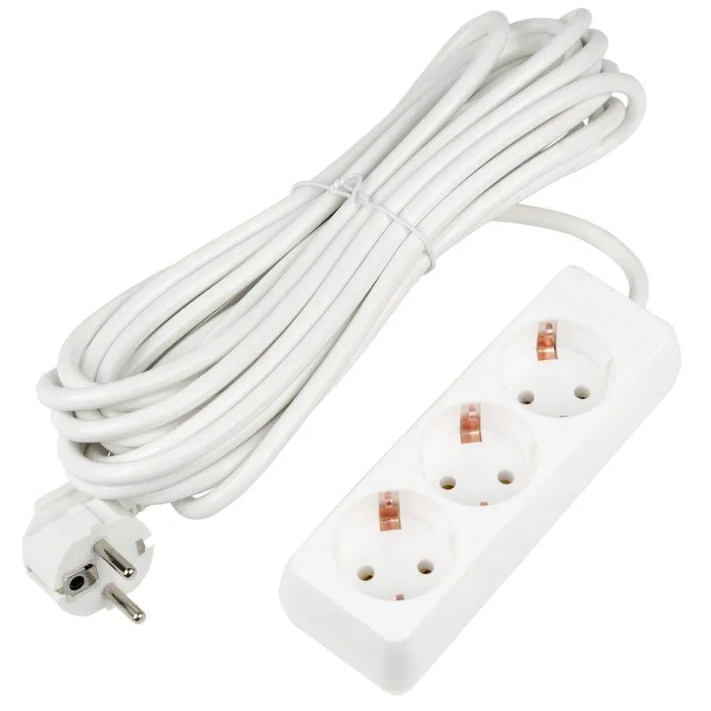 3x7m 带接地延长线 16A Ultra S-GCU3-7 WHITE 白色 Uniel UL-00010003