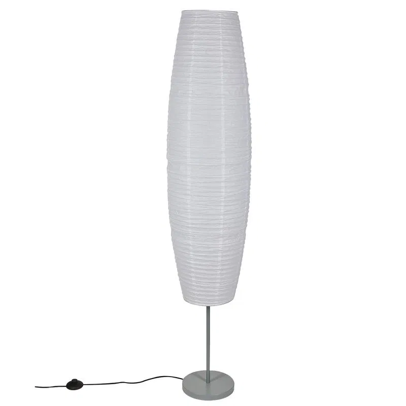 Floor lamp UML-T410 2xE27 WHITE for two E27 lamps 2x60W mechanical switch white TM Uniel UL-00010192