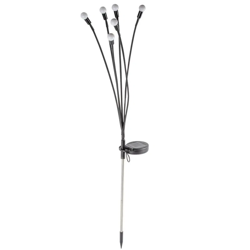 Garden lamp USL-S-820/PM700 «Fireflies» FIREFLIES IP44 solar powered 6 LEDs warm white light Uniel UL-00010563