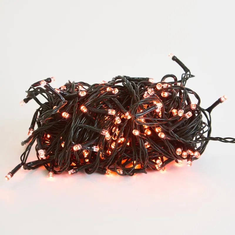 LED灯串 ULD-S2000-200/DGA 20m 200 LED 琥珀光 绿色电线 AMBER IP20 TM Uniel UL-00010894