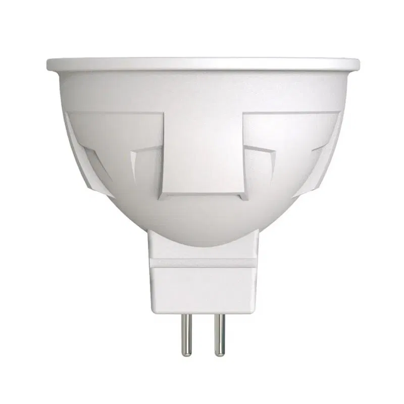 Лампа светодиодная LED-JCDR 6W/6500K/GU5.3/FR PLP01WH ЯРКАЯ 6Вт JCDR матовая 6500К дневной бел. свет GU5.3 картон Uniel UL-00011019