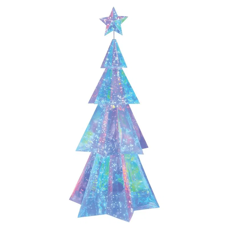 Светильник декоративный "Елка" 400LED ULD-R502 220V XMAS TREE TM бел. корпус радужн. Uniel UL-00011052