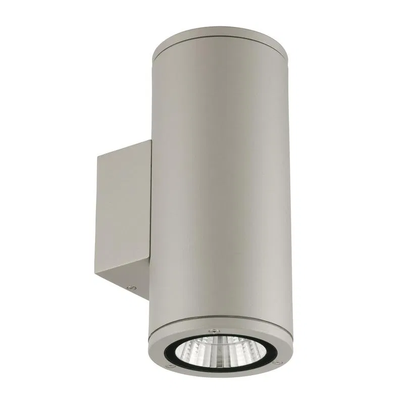 Светильник светодиодный ULU-S22D-2х12W/2700К IP65 LIGHT GREY архитектурный уличный накладной тепл. бел. корпус свет./сер. Uniel UL-00011084