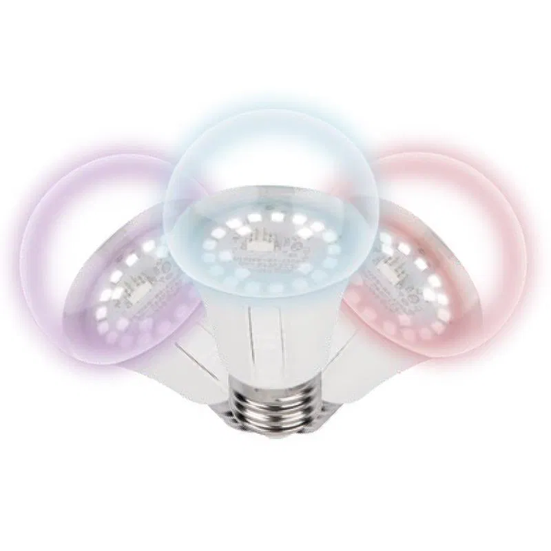 Лампа светодиодная для растений LED-A60-10W/SPM3/E27/CL PLP35WH MULTIPLANT 10Вт E27 форма "A" три спектра для проращ. роста и цветения прозр. Uniel UL-00011438