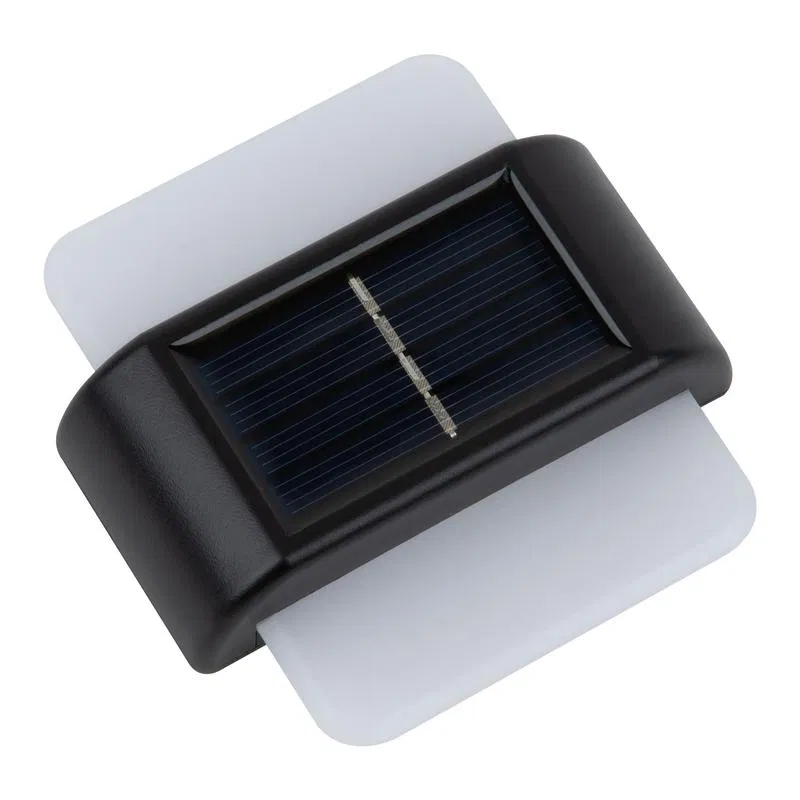 Wall lamp USL-F-159/PM090 QUATRO IP44 solar powered 6 LEDs warm white light Uniel UL-00011589