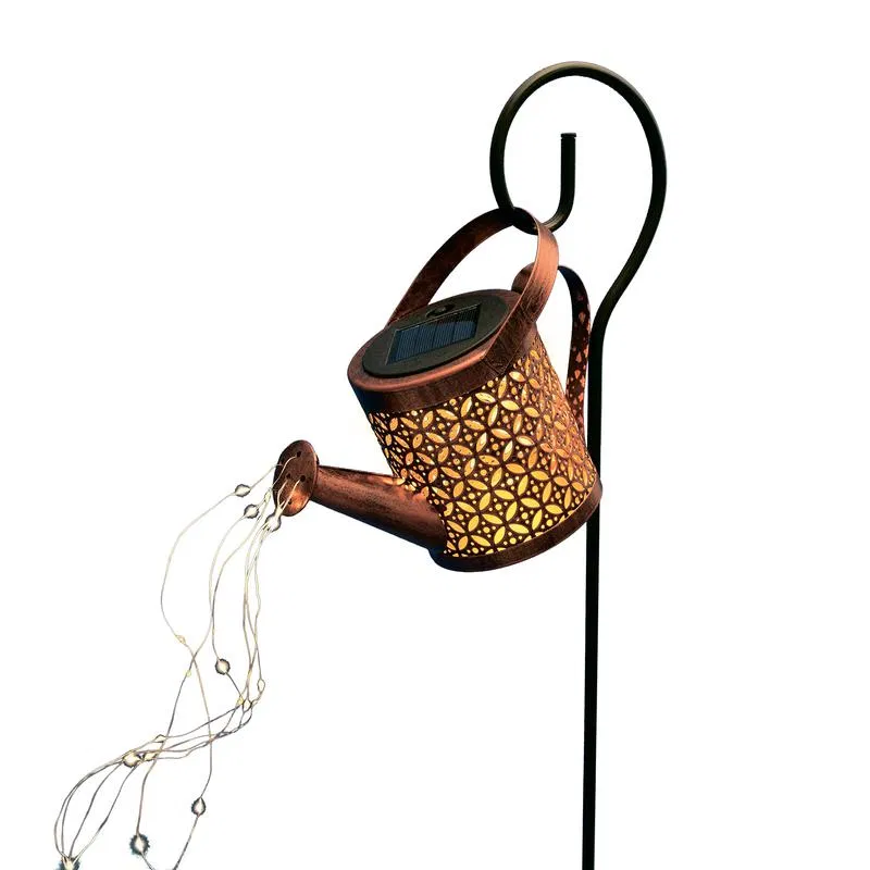 Garden lamp USL-S-822/PT210 SPRINKLER IP44 solar powered "Leyka" 36 LEDs warm white light Uniel UL-00011595