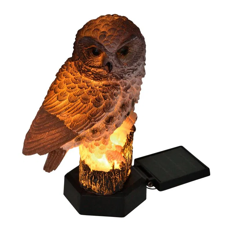 太阳能园林灯 USL-S-829/PM290 BROWN OWL IP44 "Филин" 1 LED 暖白光 Uniel UL-00011605